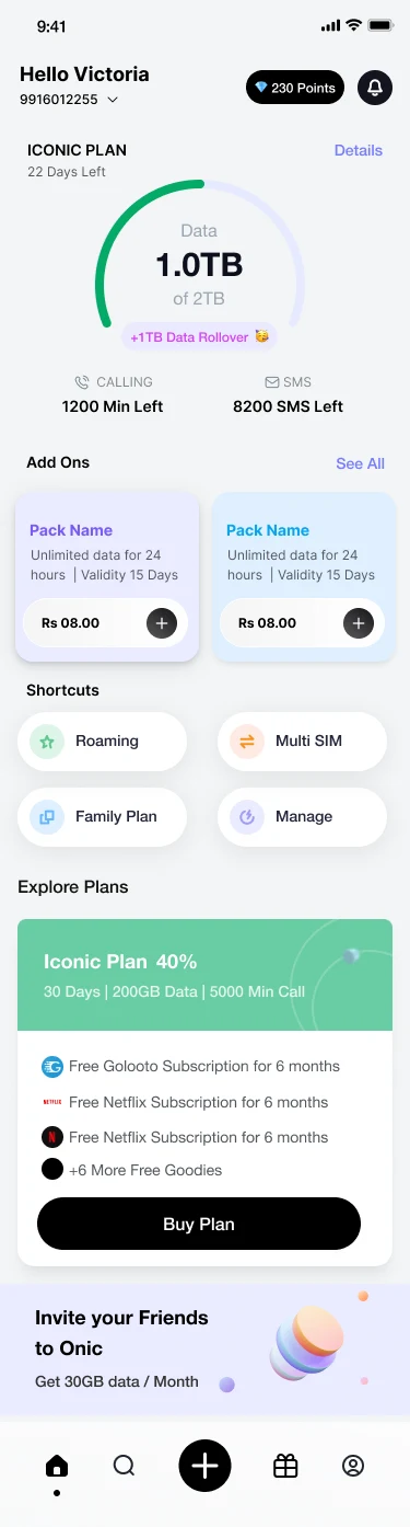 Home, usage first