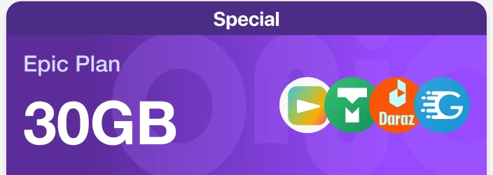 Epic Plan, 30GB, with partner perks